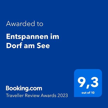 Entspannen Im Dorf Am See Zahren Zewnętrze zdjęcie